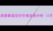 石家庄金正君庭二手房最新成交价价格走势分析X月附学区交通配套全