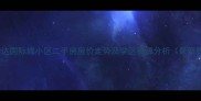 盐山泰达国际城小区二手房房价走势及学区资源分析最新数据