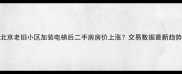 北京老旧小区加装电梯后二手房房价上涨交易数据最新趋势