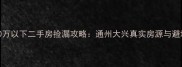 北京100万以下二手房捡漏攻略通州大兴真实房源与避坑指南