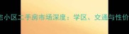 南昌桃花园住宅小区二手房市场深度学区交通与性价比的黄金三角