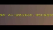 湛山小区套一笋盘推荐95三房两卫低总价地铁口现房急售中附详细攻略