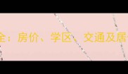 南昌京东小区二手房全房价学区交通及居住体验最新测评
