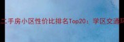石家庄二手房小区性价比排名Top20学区交通环境全