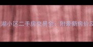 南昌高新艾湖小区二手房交易全附最新房价及投资攻略
