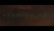 张店二手房推荐十大优质小区全附房价走势与学区信息