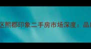 哈尔滨市道里区熙郡印象二手房市场深度品质房源全攻略