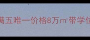 石桥铺二手房一室一厅满五唯一价格8万带学位挂牌价280万看房攻略