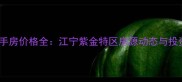 金科廊桥水岸二手房价格全江宁紫金特区房源动态与投资价值深度调查