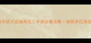 哈尔滨万达城周边二手房必看攻略地铁学区房全
