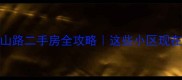 南宁中山路二手房全攻略这些小区现在买最值