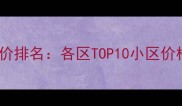 深圳二手房房价排名各区TOP10小区价格及购房指南