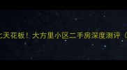 哈尔滨性价比天花板大方里小区二手房深度测评附避坑指南