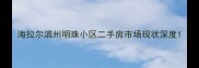 海拉尔滨州明珠小区二手房市场现状深度