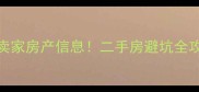 手把手教你3分钟查清卖家房产信息二手房避坑全攻略附官方查询教程