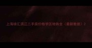 上海徐汇滨江二手房价格学区地铁全最新数据