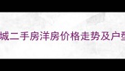 济南华山珑城二手房洋房价格走势及户型最新