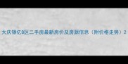 大庆银亿B区二手房最新房价及房源信息附价格走势